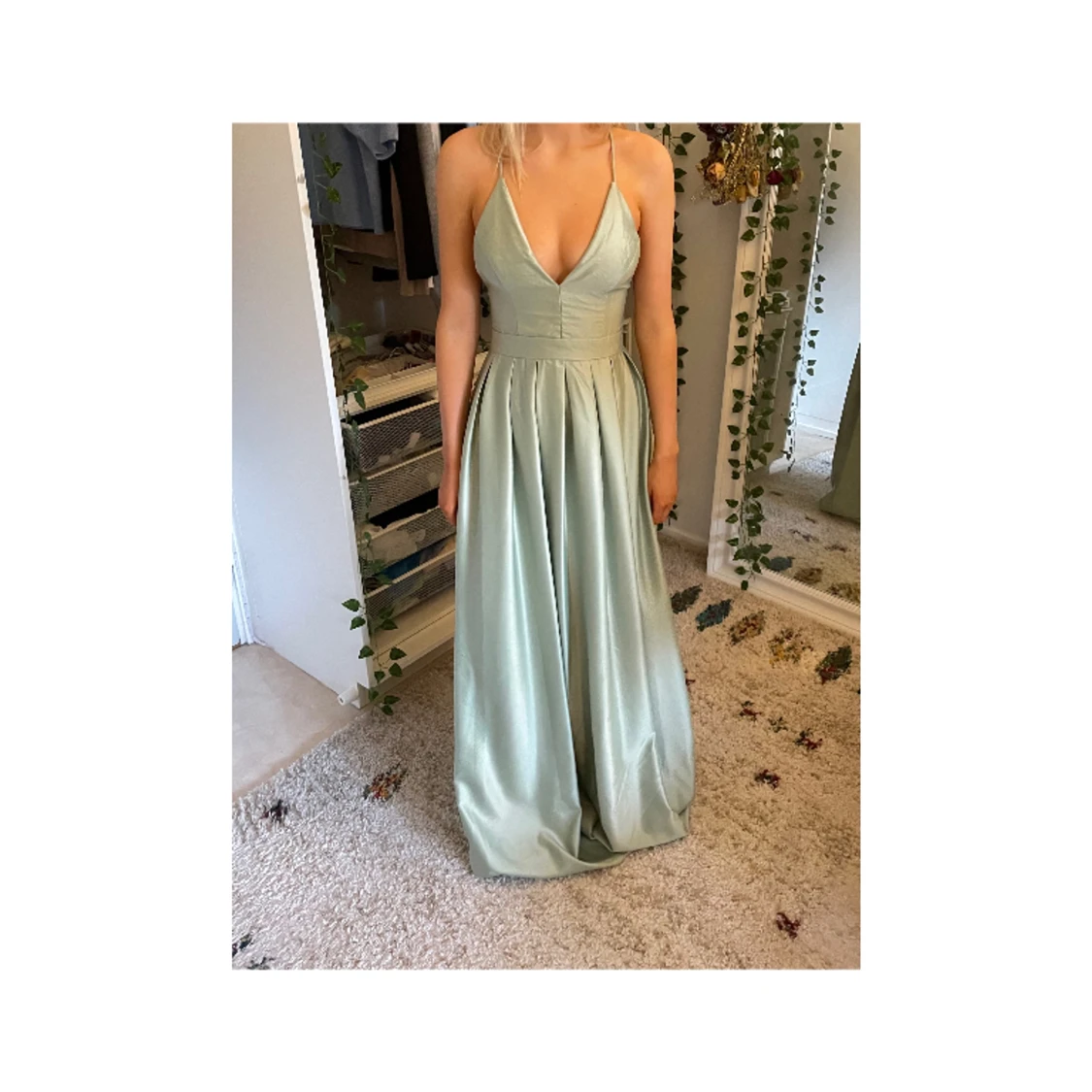 Balklänning i ljusgrön - 91