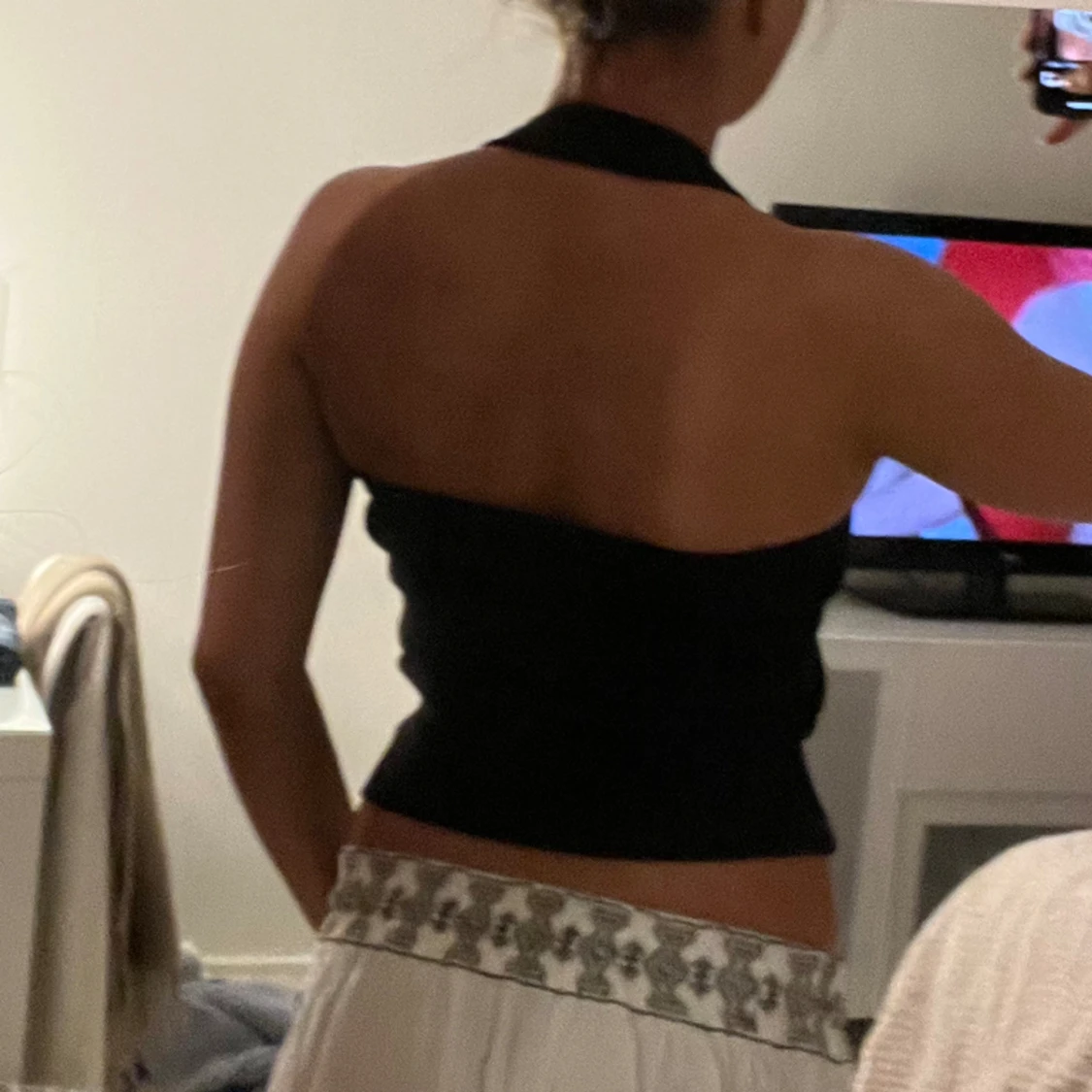 Halterneck topp - 90