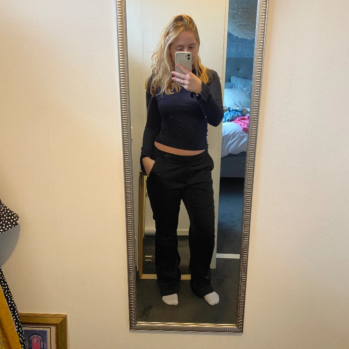 Lågmidgade kostymbyxor  - 1