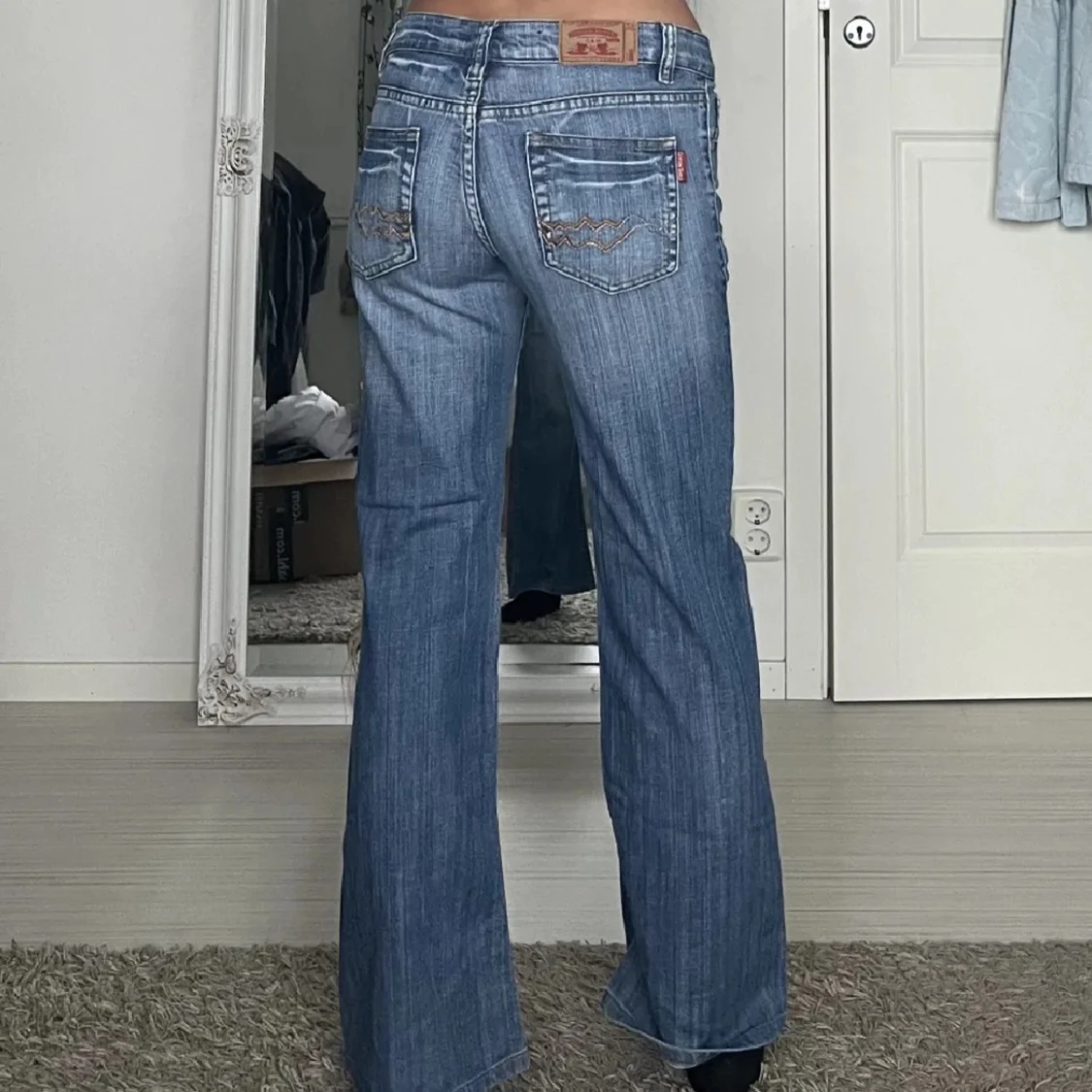 Lågmidjade jeans - 90