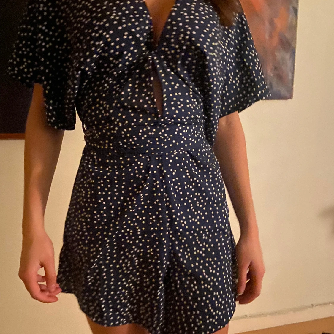 Klänning med inbyggda shorts💙