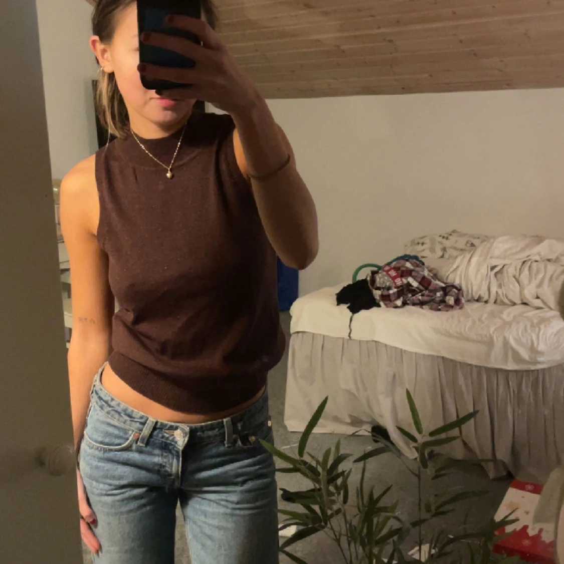 Halterneck topp - 91