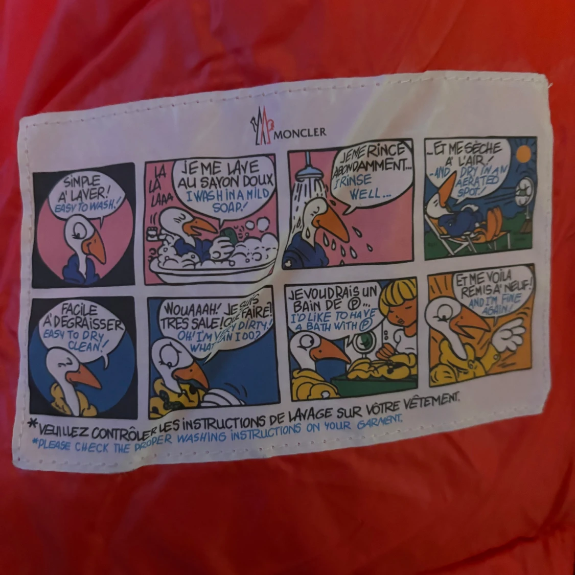 Moncler jacka röd - 92