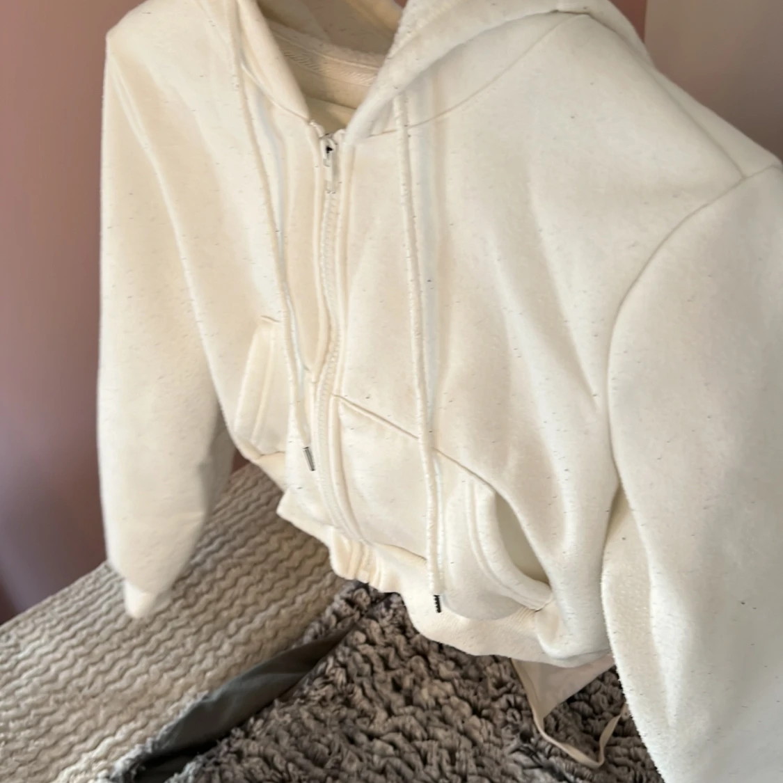 Vit kort tröja  - 90