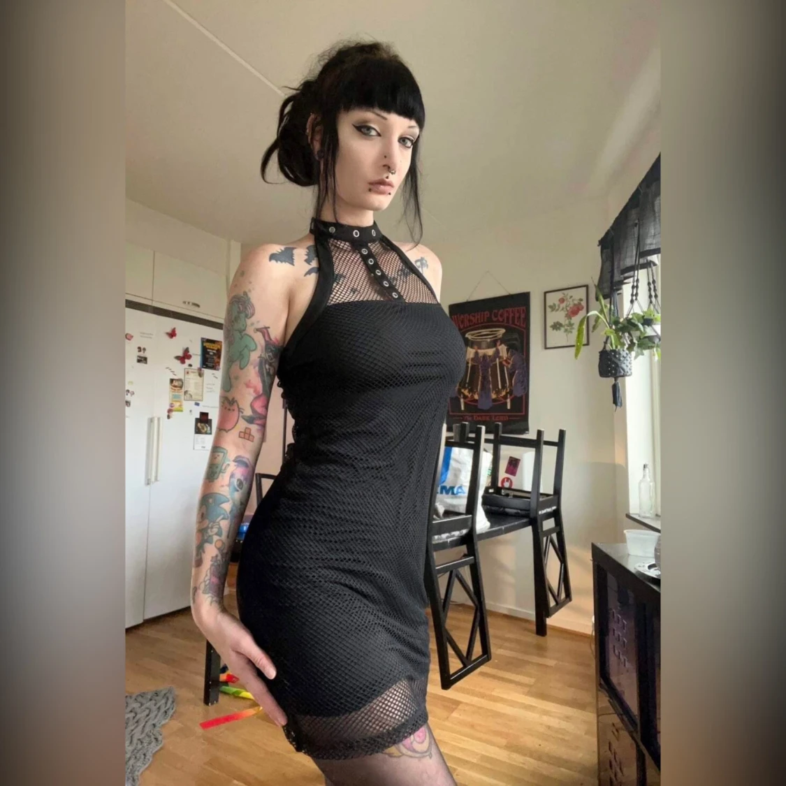 Shein fishnet klänning - 90