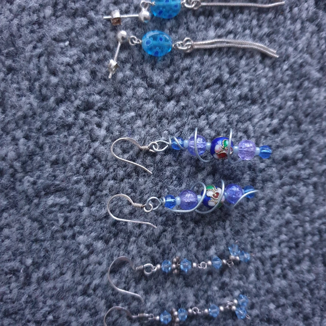 Alla är äkta silver örhengar  - 90