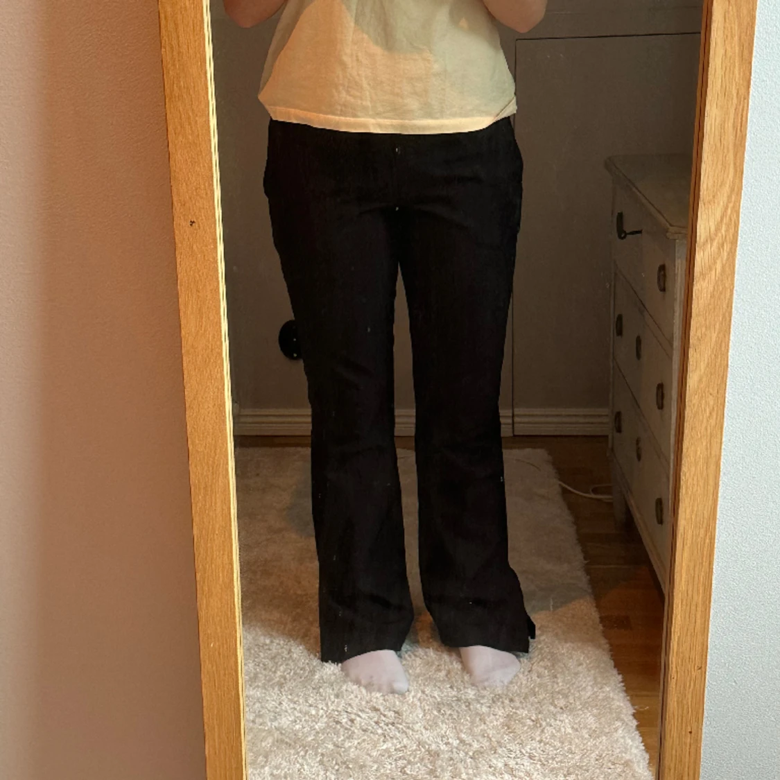Lågmidjade kostymbyxor!!