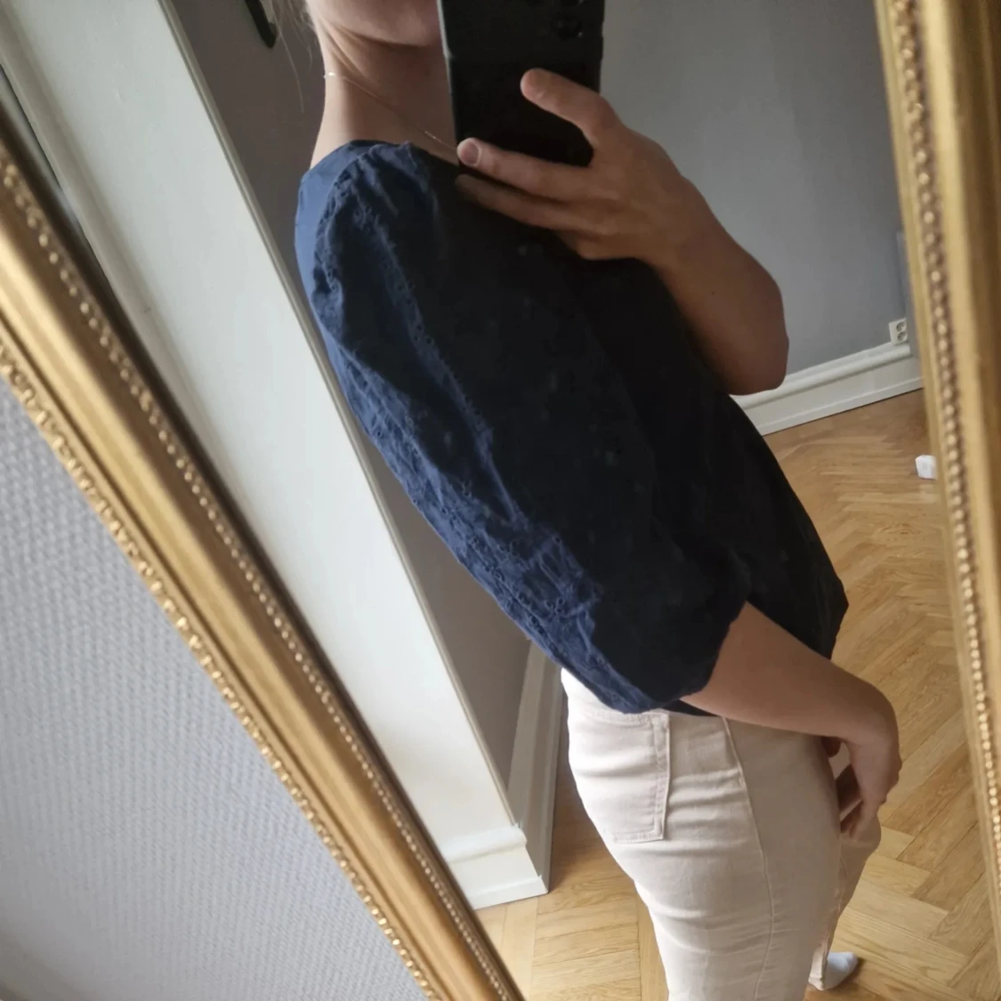 Trekvarts ärms tröja - 90