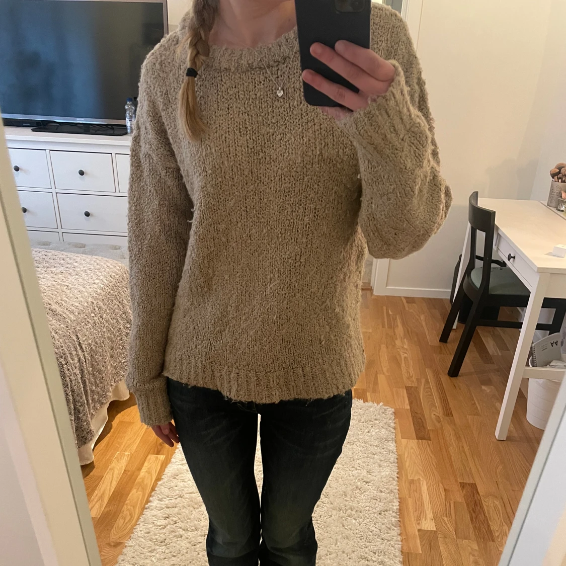 Stickad tröja