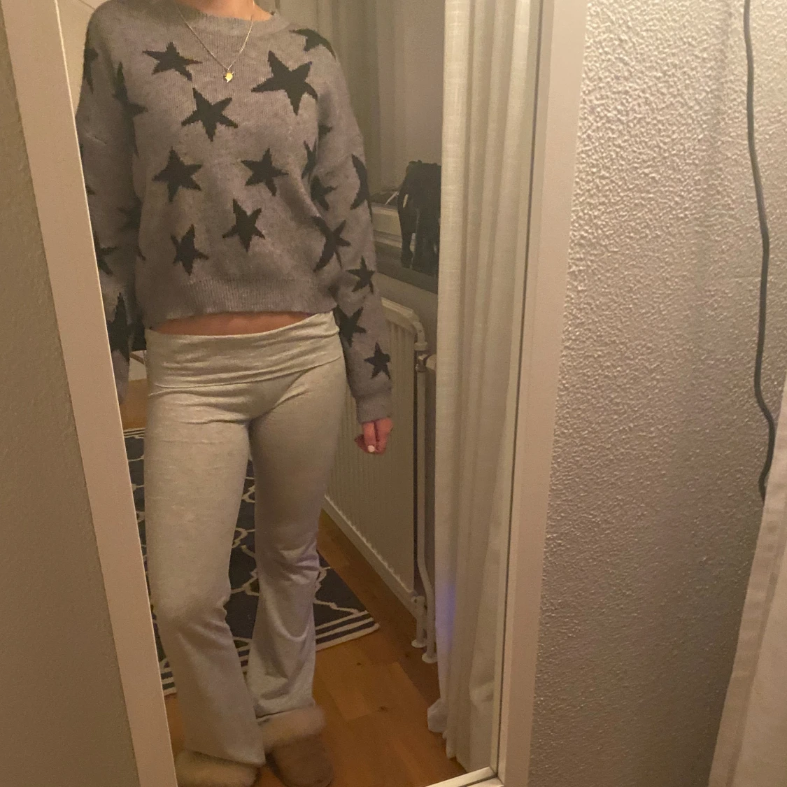 Stickad stjärn tröja - 90