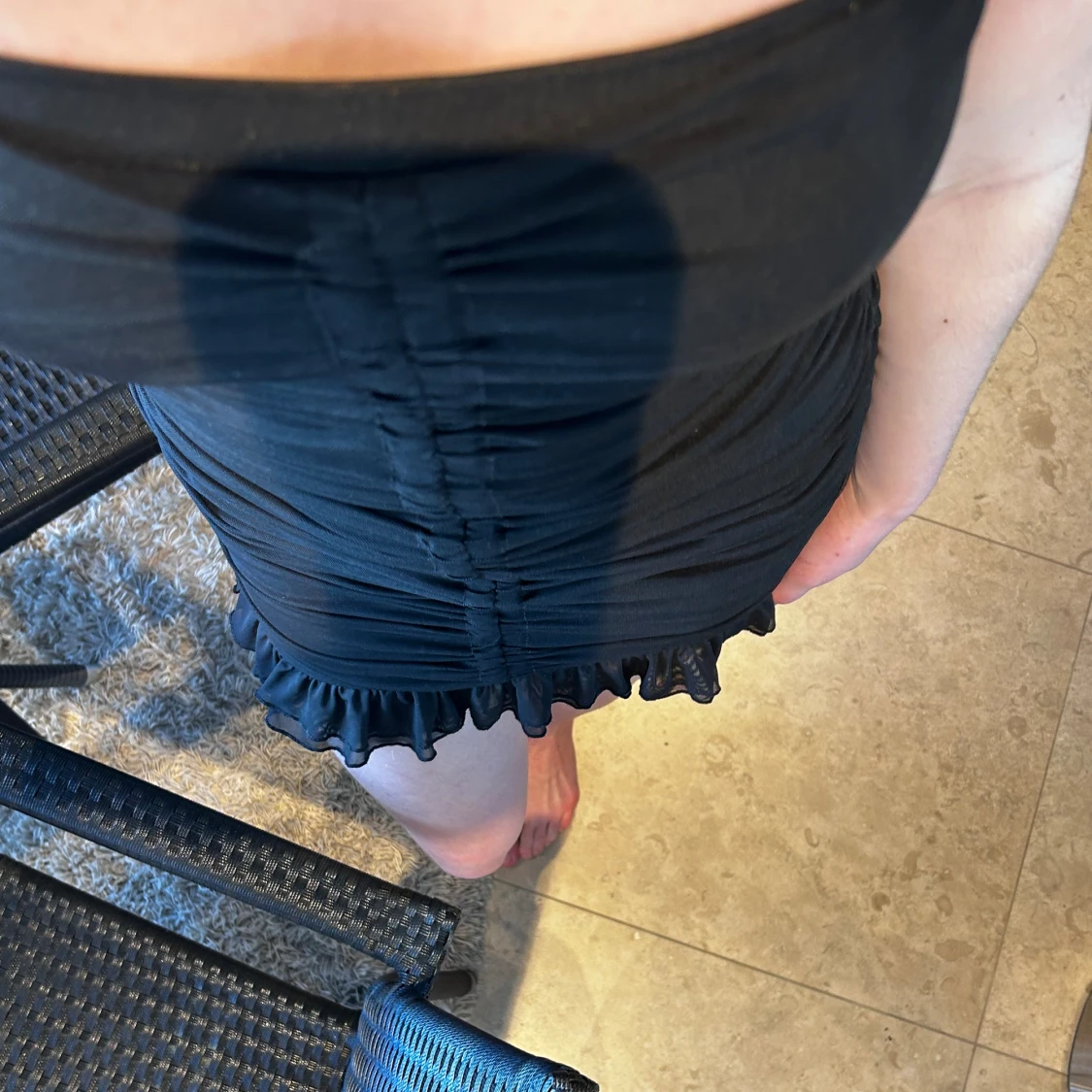 Jättefin svart klänning  - 92