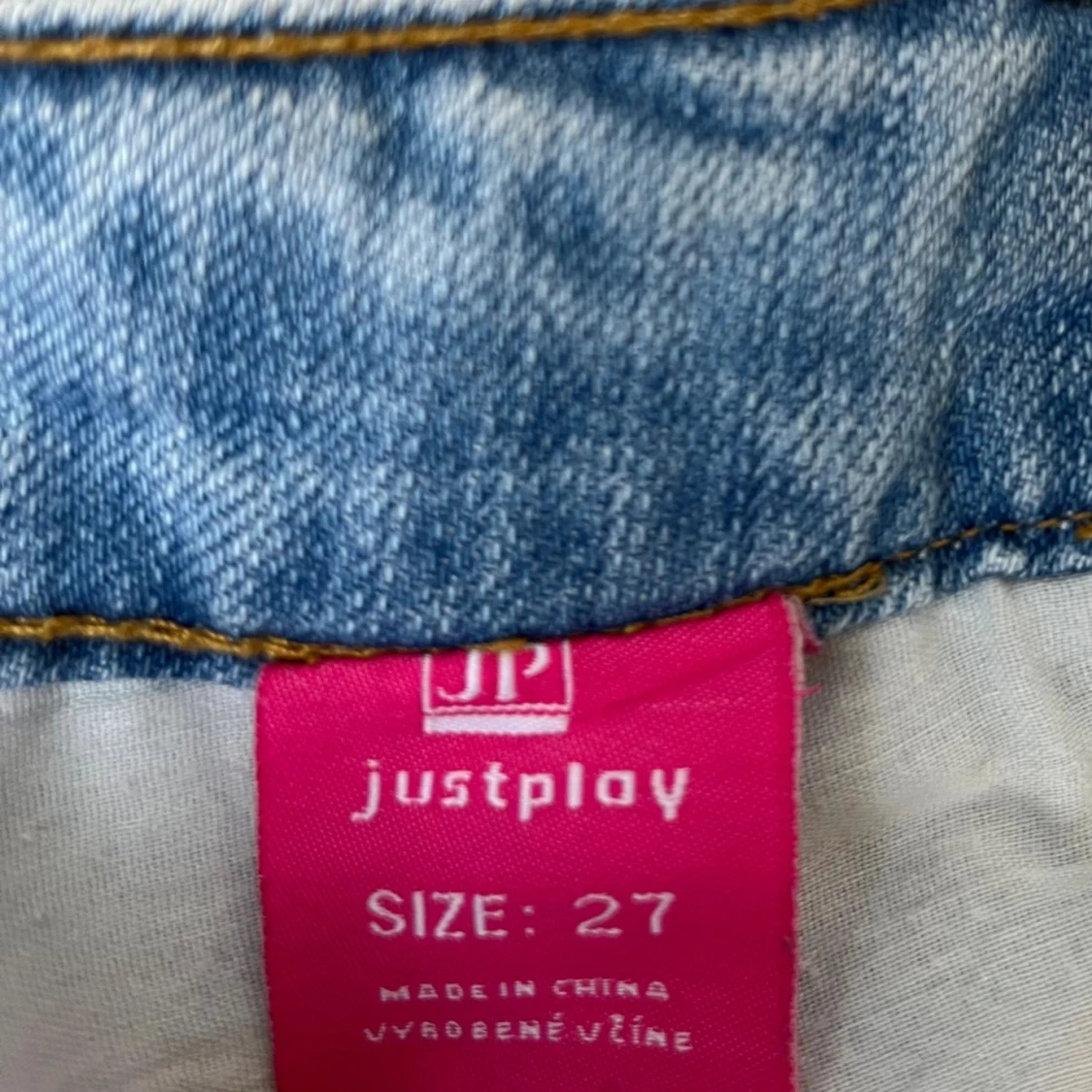 LÅGMIDJAD JEANSKJOL  - 93