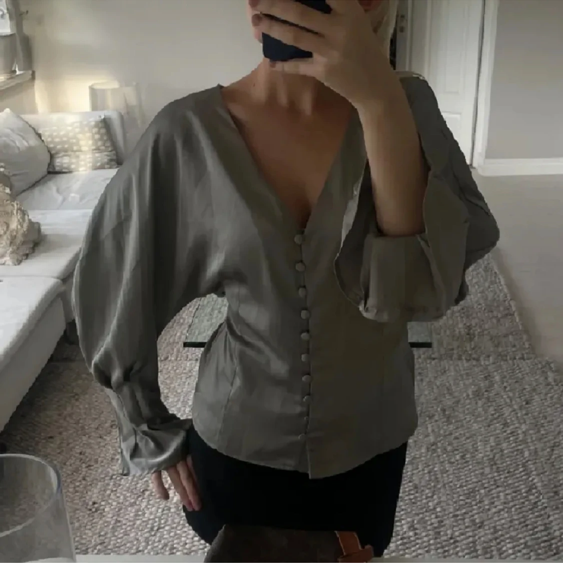 Satin blus - 90