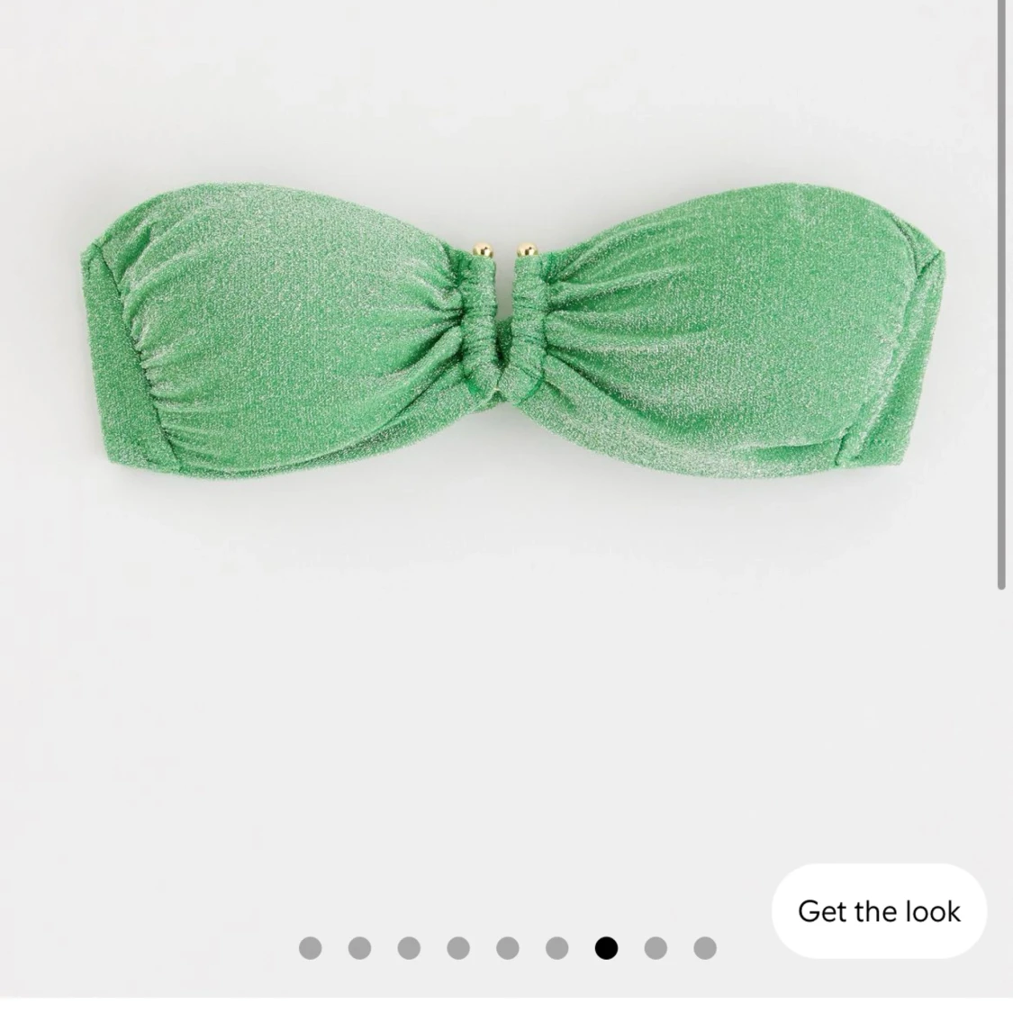 Glitter bandeau överdel bikini  - 91