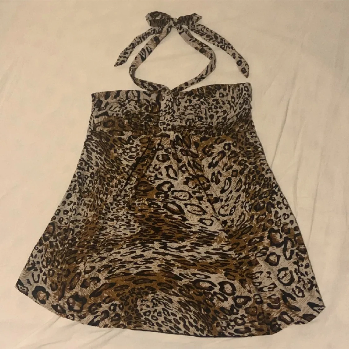 2000s leopard halterneck