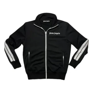 Palm Angels tracksuit - Säljer nu min fina Palm Angels kofta. Väldigt fint skick. Den är hos mina föräldrar där jag inte längre bor och därav så får man skriva privat om man vill ha fler bilder. Köpt för 4000kr på Farfetch. Säljer inte för under 1500. +frakt