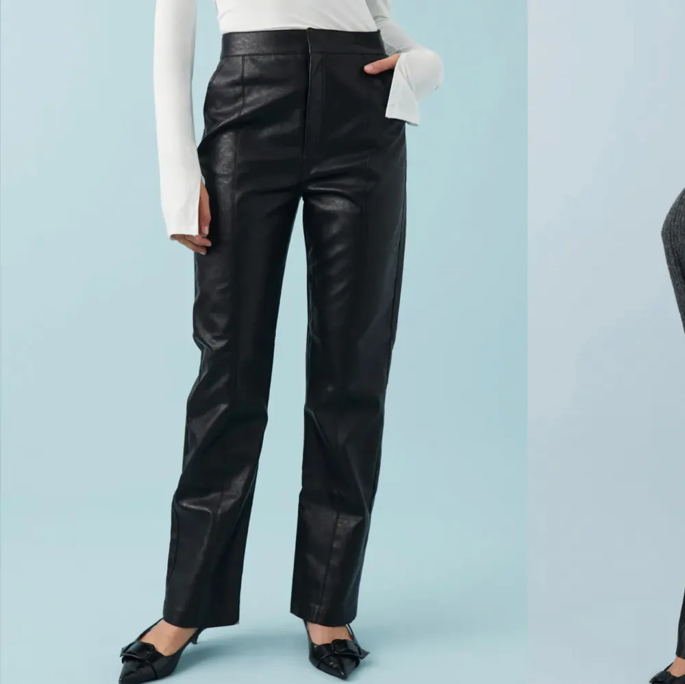 Skinnbyxor ifrån Gina tricot, använt få gånger, slutsåld på hemsidan, storlek 32, 150kr. Jeans & Byxor.