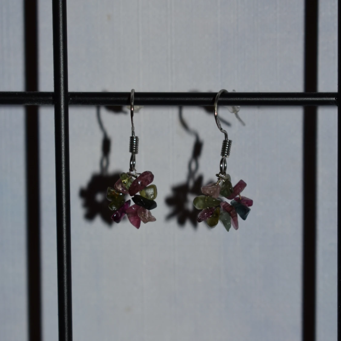 Färgglada örhängen