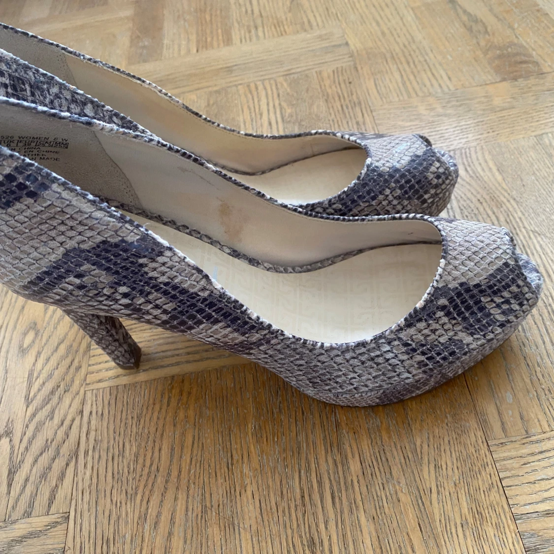 Klackskor med leopardmönster storlek 39 - 91