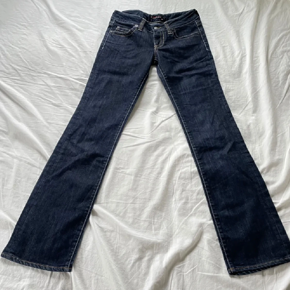 Lågmidjade bootcut jeans - 90