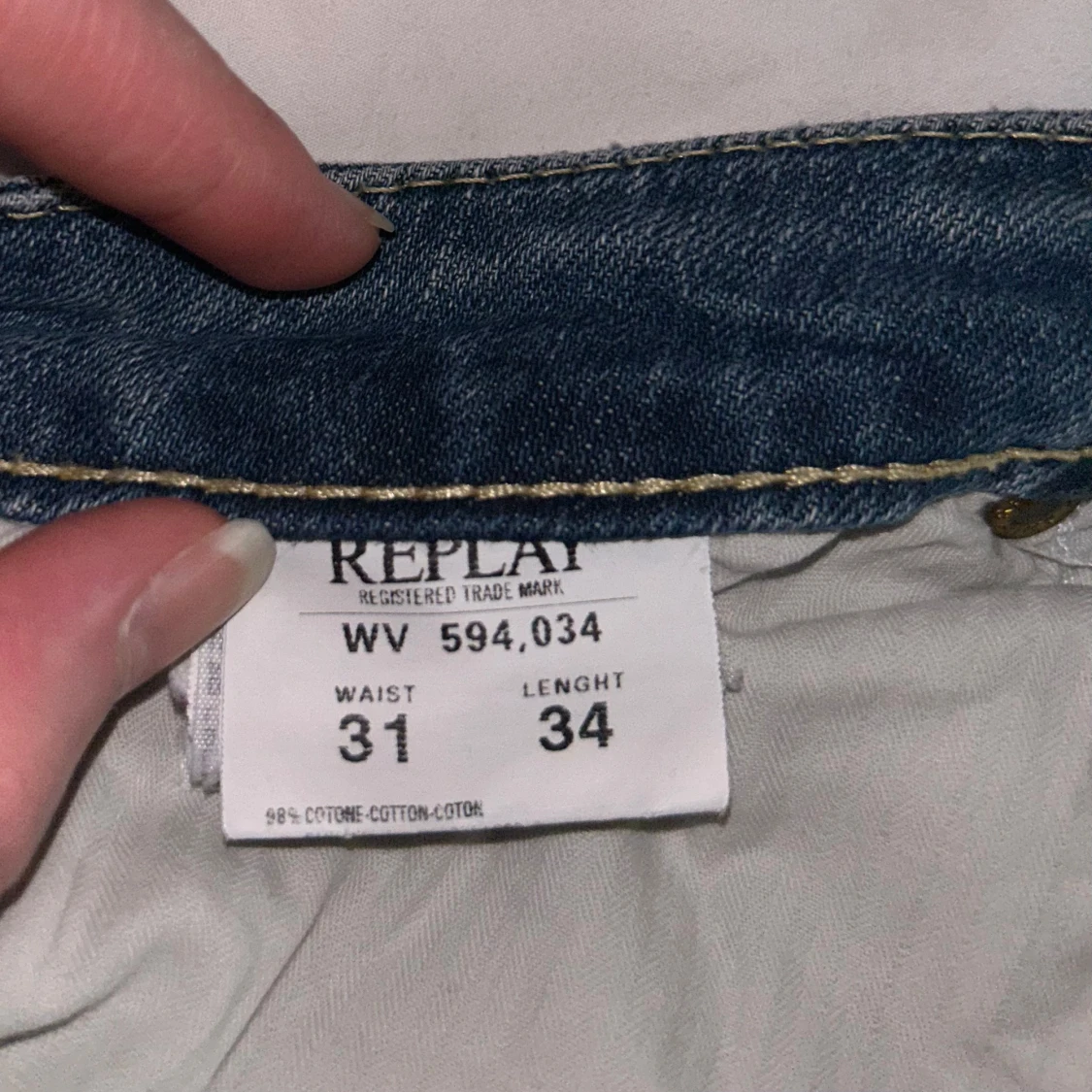 lågmidjade jeans  - 93