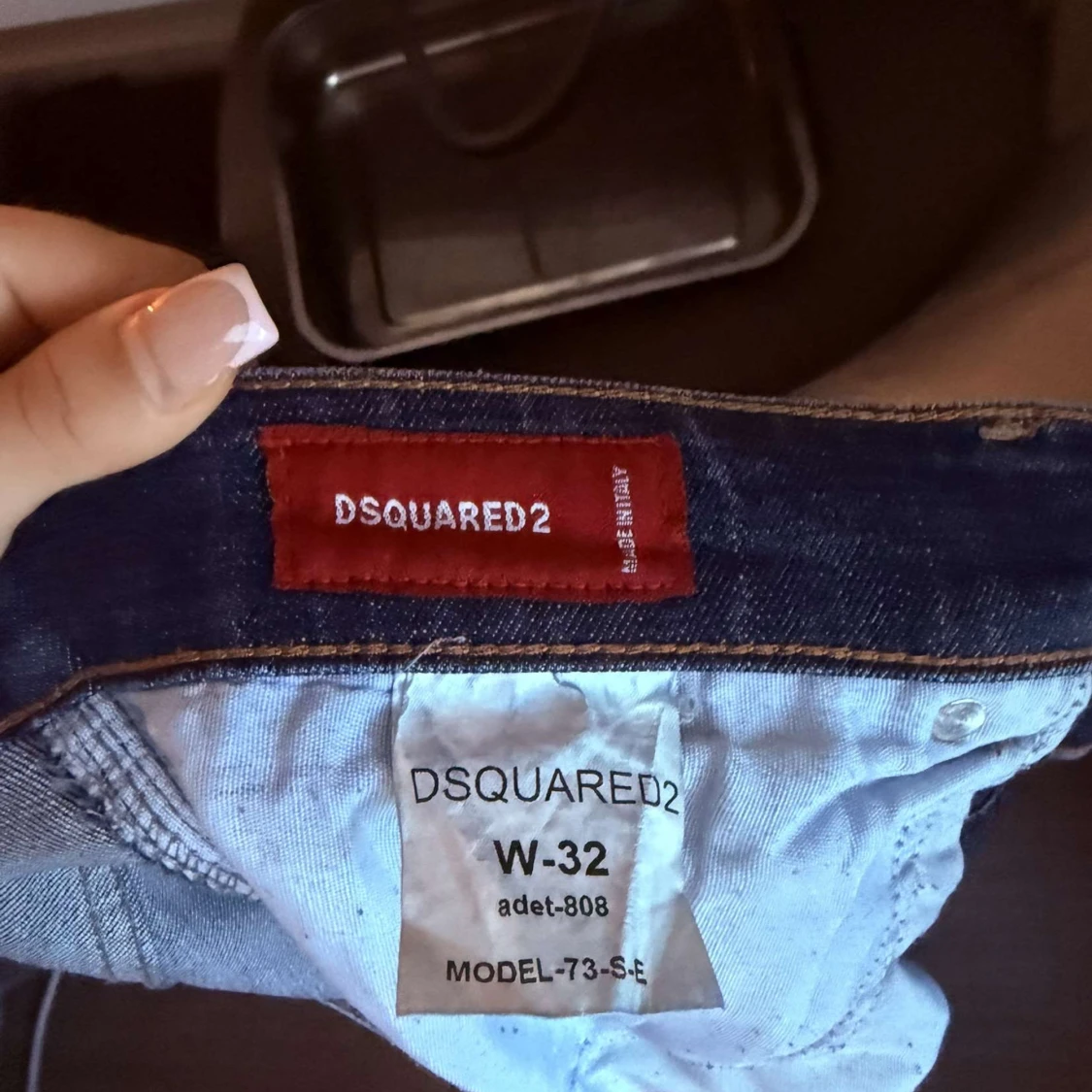 Dsquared2 Icon blå slitna jeans W32 - 2