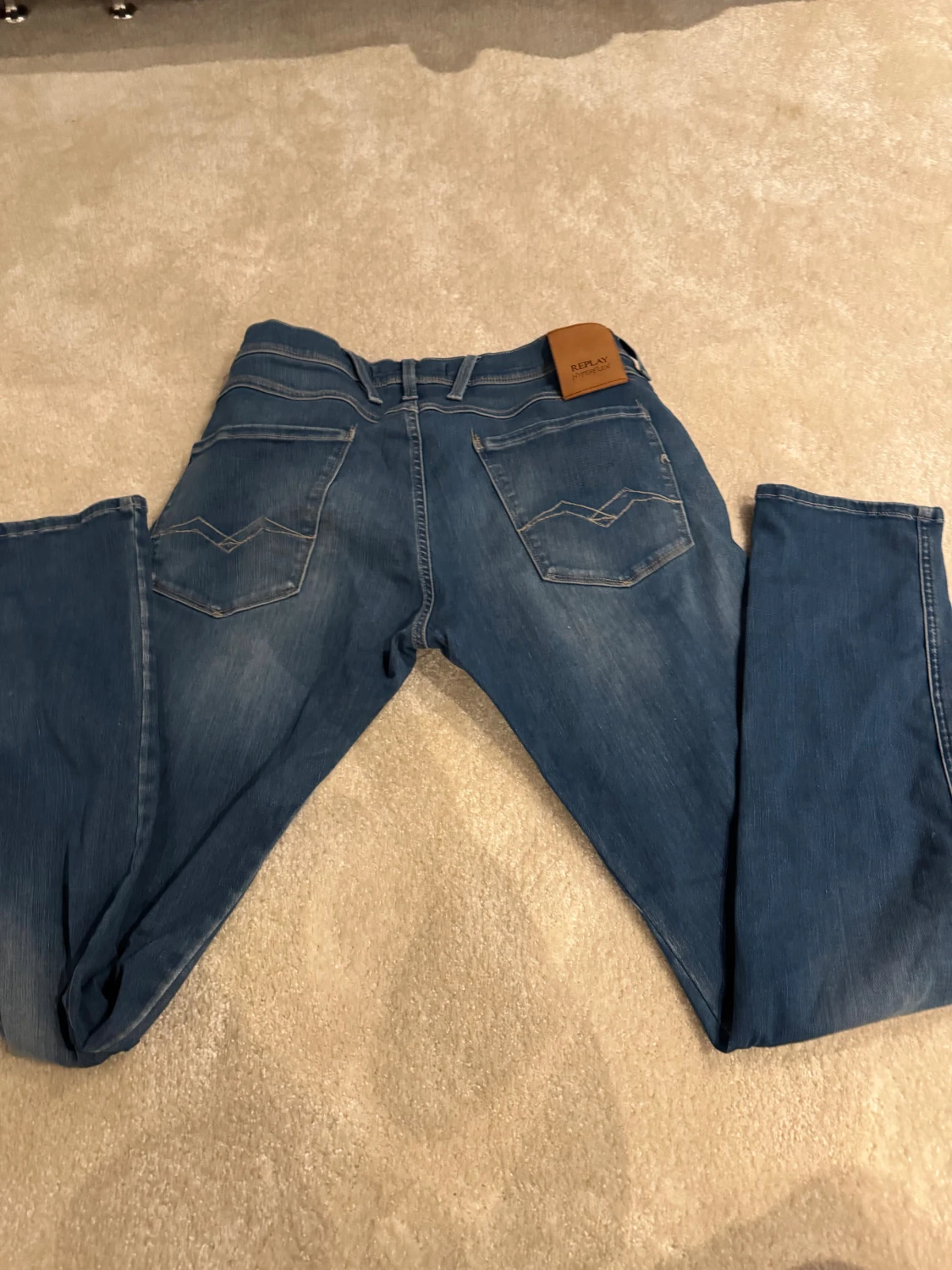 Replay Anbass blå jeans, storlek 33.  W-33 L-32.     4 - 2