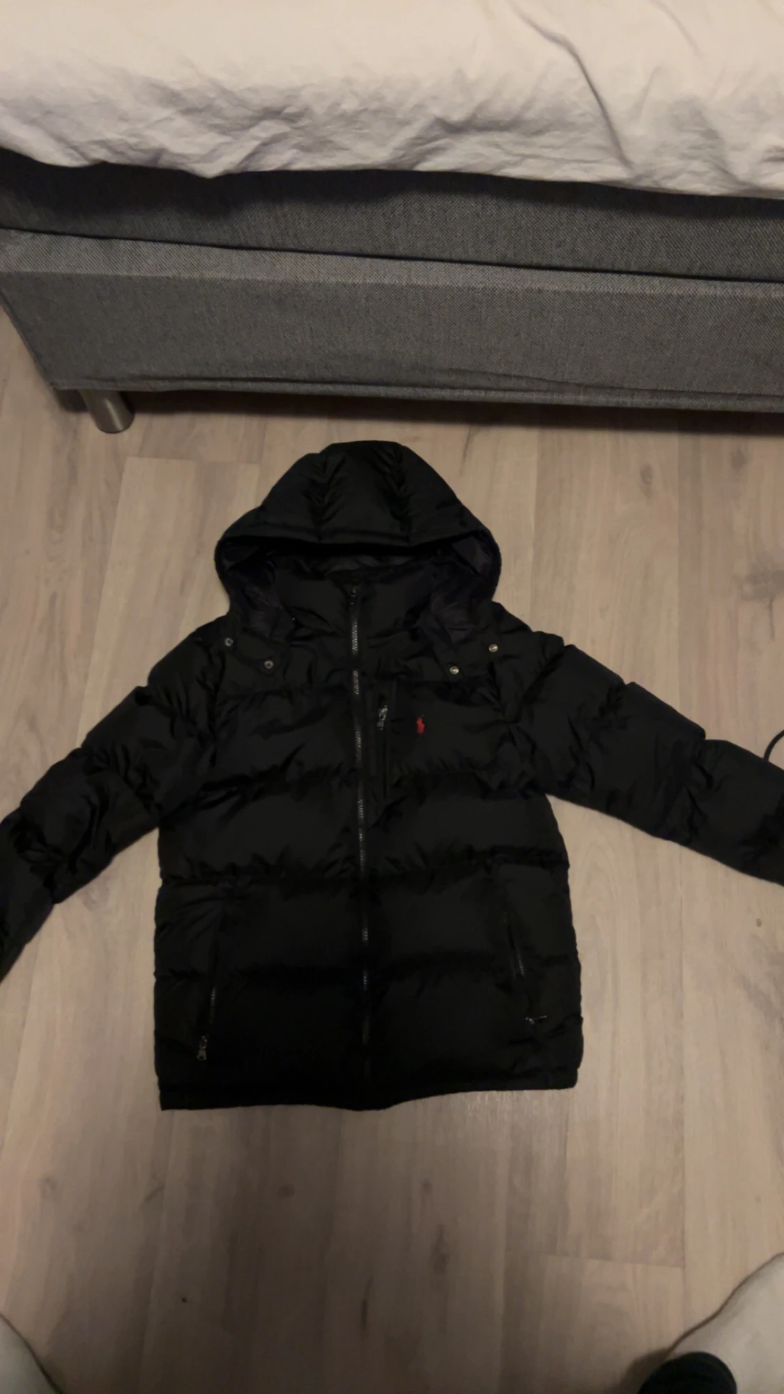 Svart pufferjacka från Polo Ralph Lauren