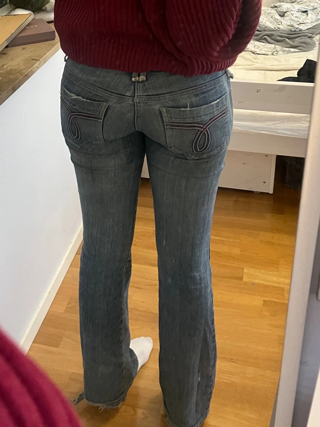 Lågmidjade jeans 