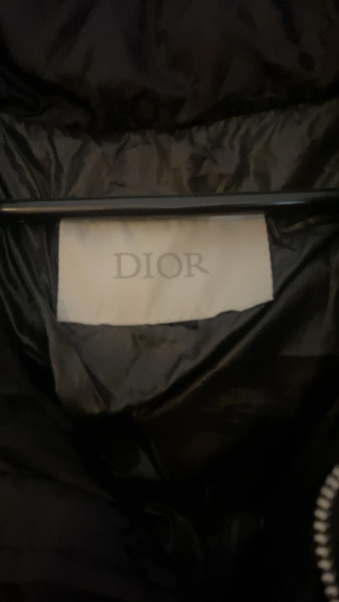 Svart pufferjacka från Dior - 4