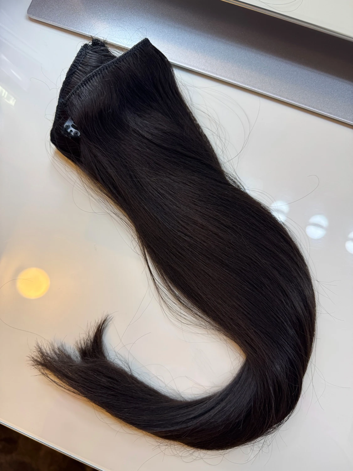 Clip-on löshår extensions