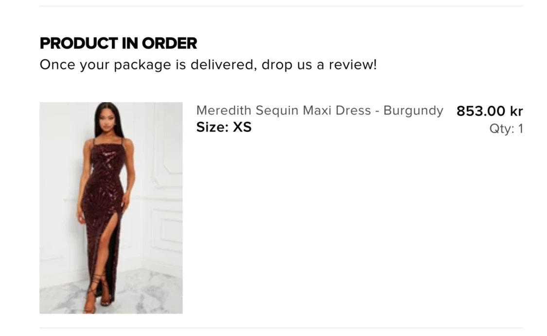 Fashionnova balklänning XS - 3