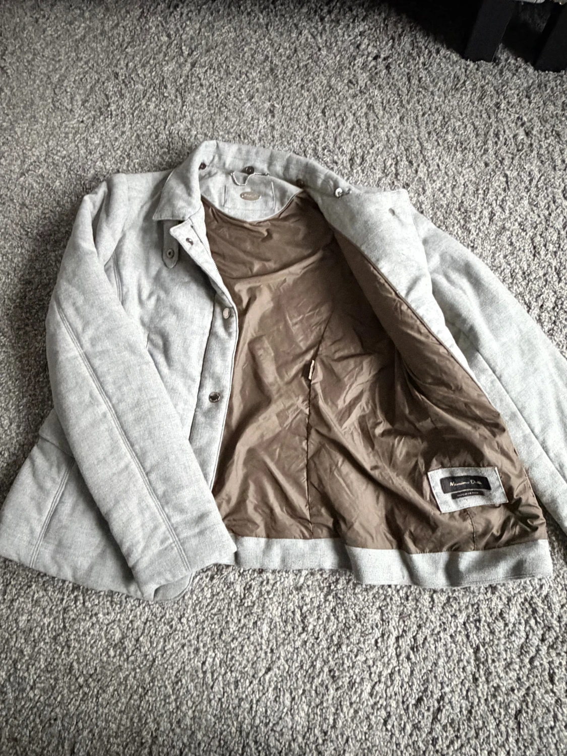 Grå kavajjacka från Massimo Dutti - 3