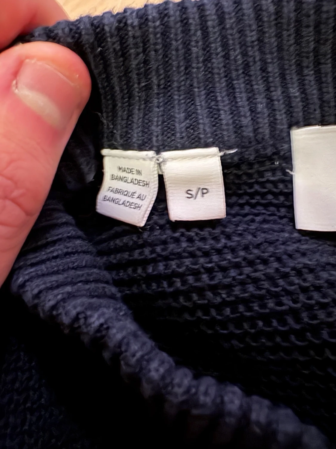 Mörkblå stickad tröja Selected Homme - 2