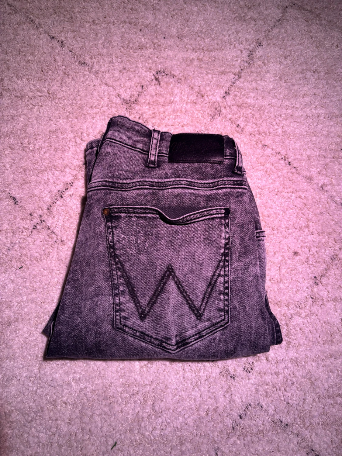 Wrangler svarta jeans W32 L32