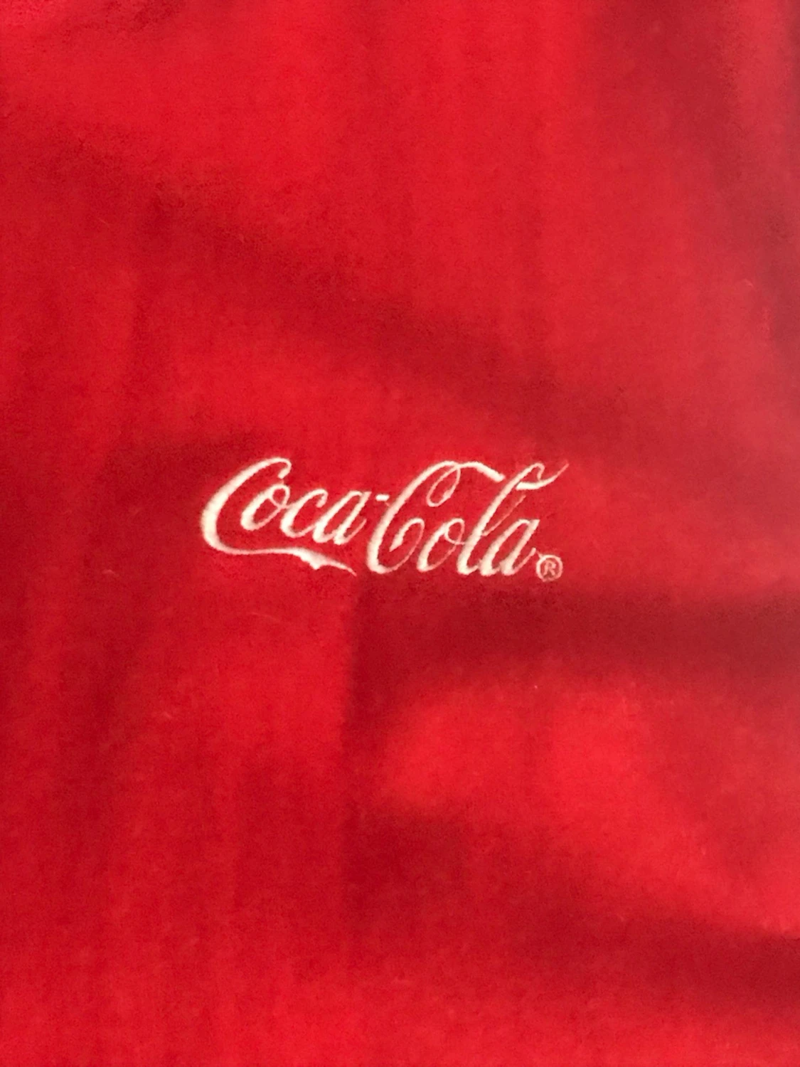 Röd och vit Coca-Cola bomberjacka - 3