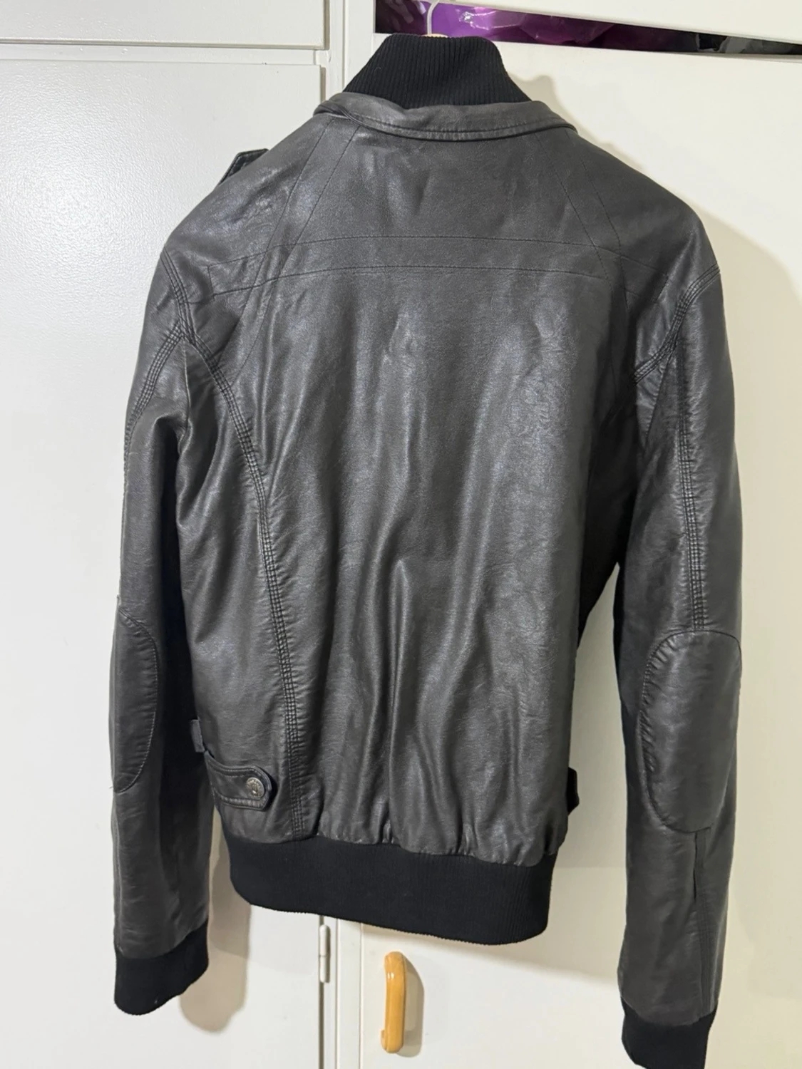 Svart skinnjacka från Indigo Jeans S - 1