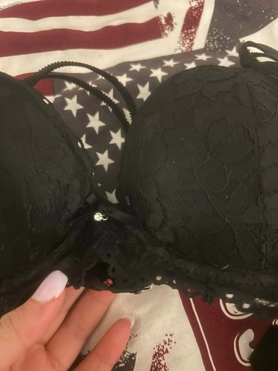 Svart Push Up BH - 2