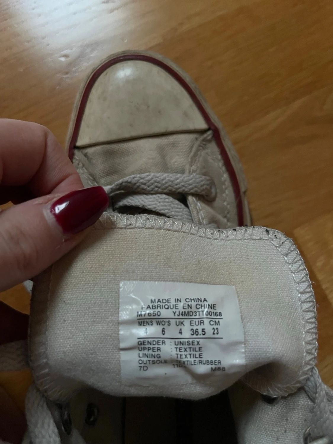 Vita Converse (höga) - 5