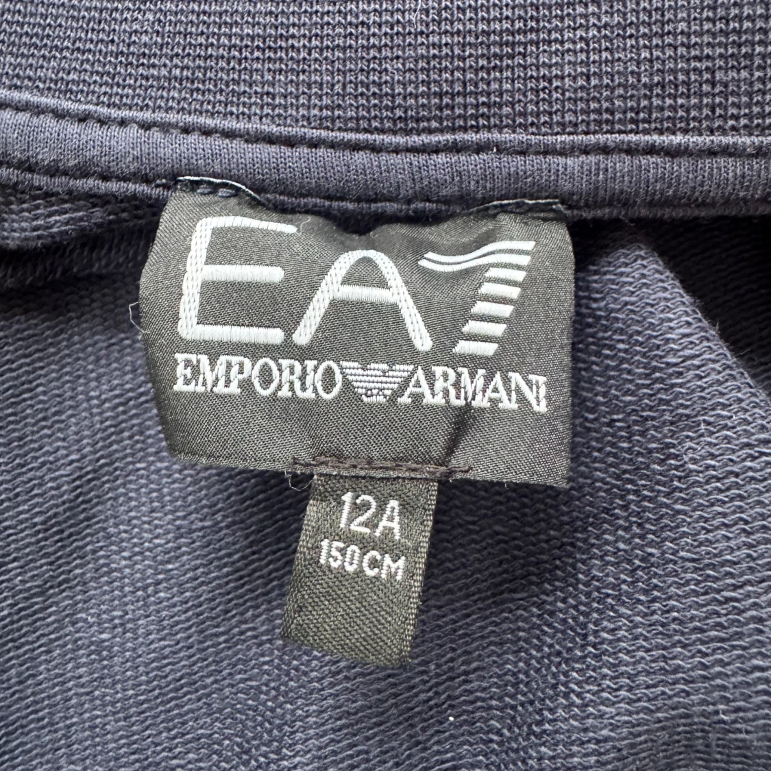Mörkblå ziptröja från EA7 Armani - 3