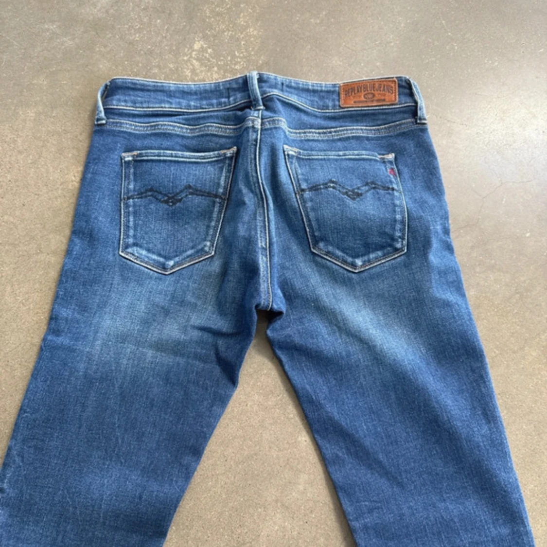 Blå Replay jeans skinny fit - 3