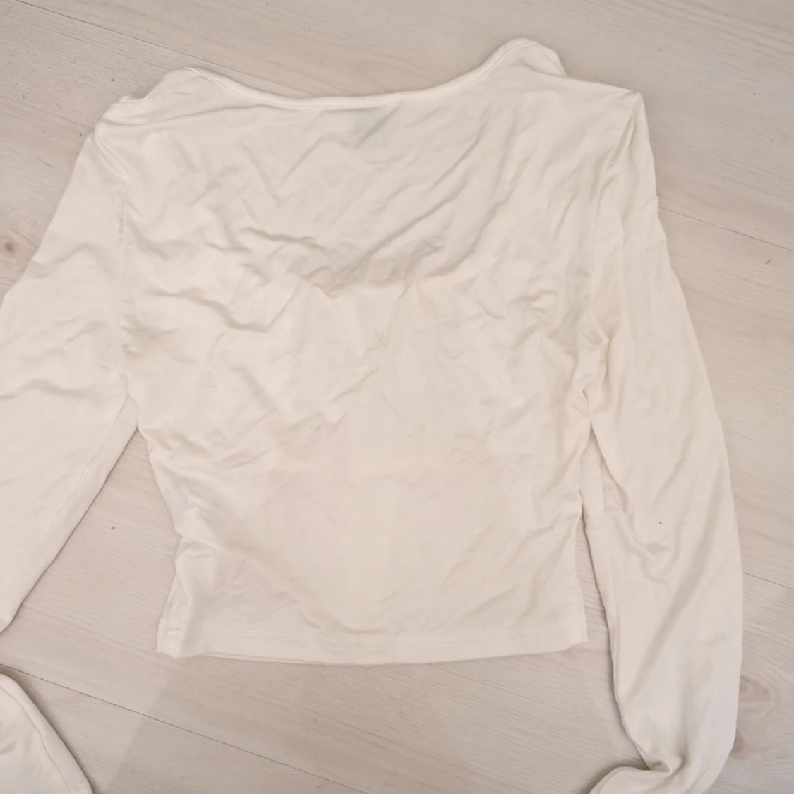 Vit långärmad blus från SHEIN - 2