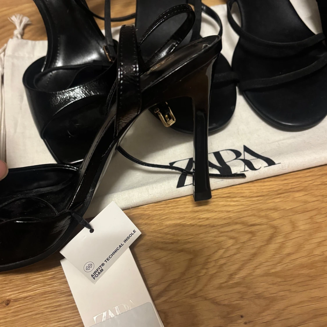 Svarta klackskor från Zara - 2