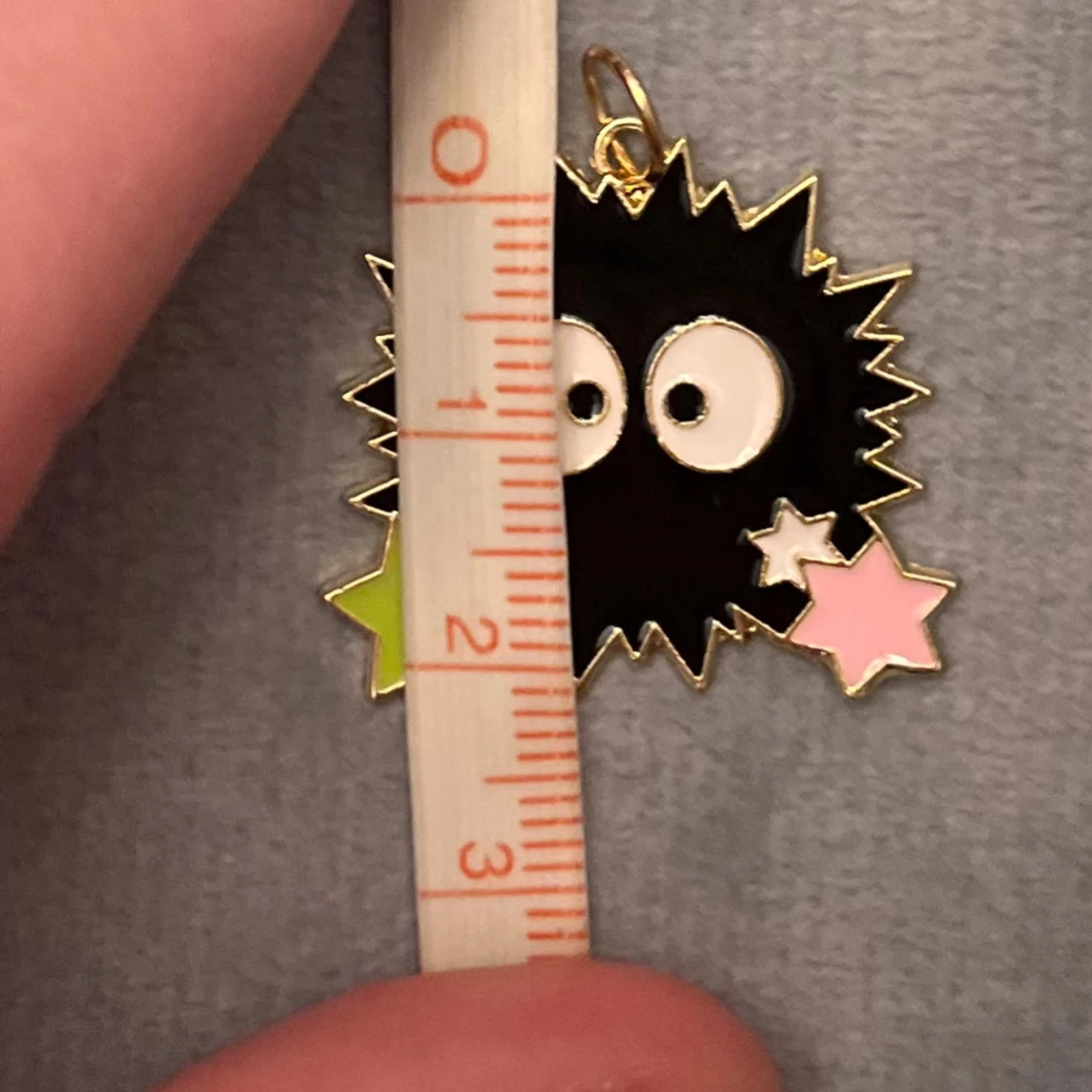 Susuwatari halsband Soot sprite Studio Ghibli Smycke Guld Imitation  - 4