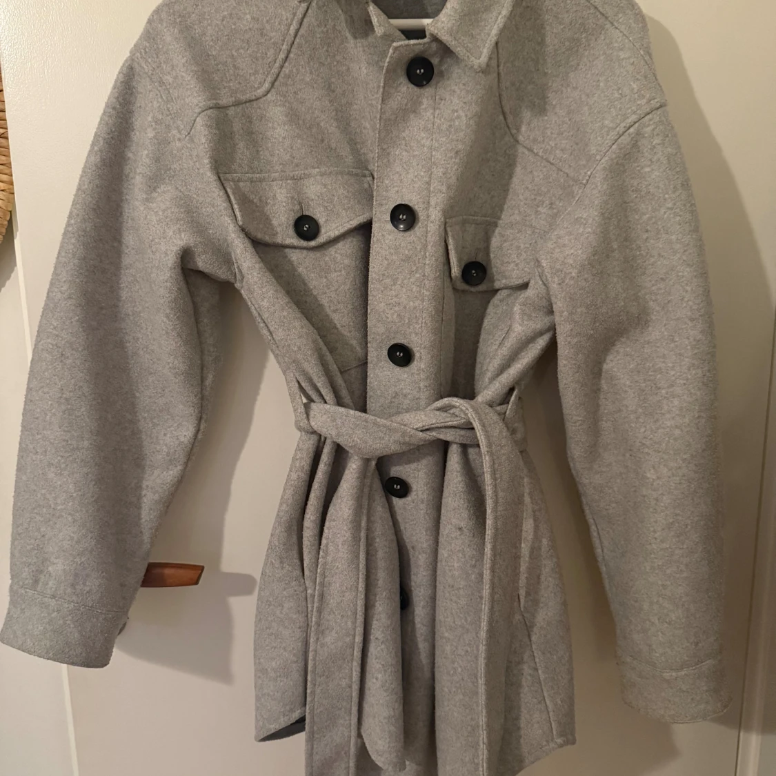 Grå kappa från Zara