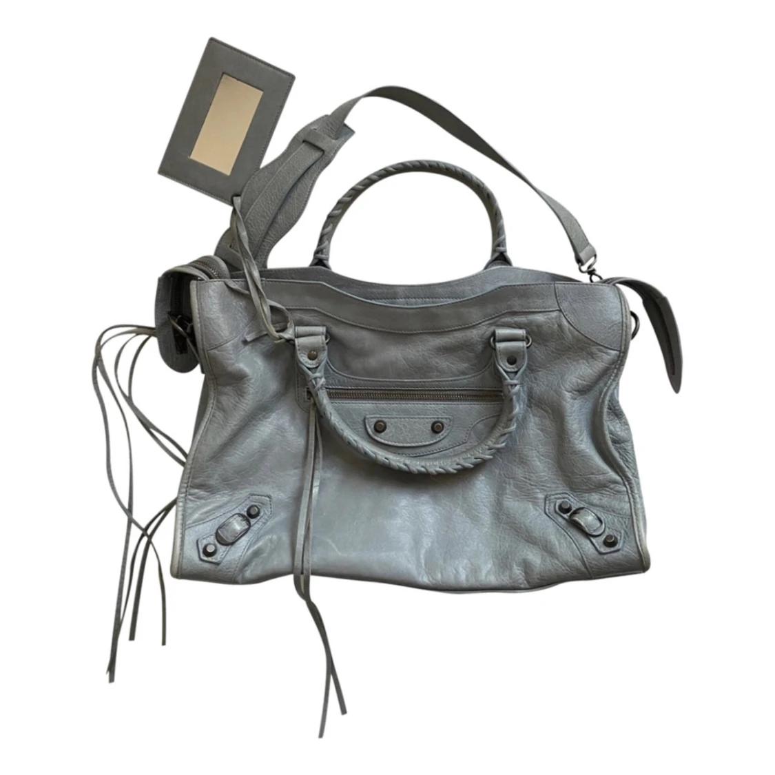 Grå Balenciaga handväska i skinn - 1