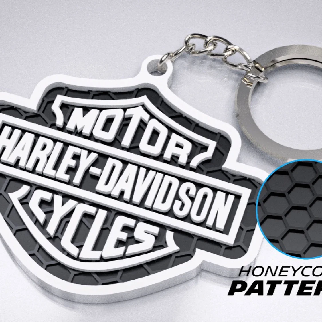 Harley Davidsson Nyckelring 