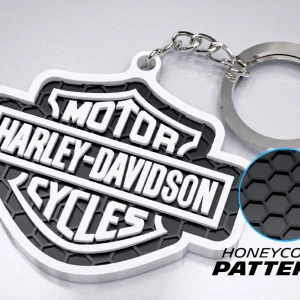 Harley Davidsson Nyckelring  - Denna design är våran bästsäljare och levereras självklart med själva ringen