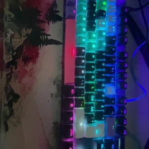 Steelseries apex PRO tkl - Tjena säljer mitt steelseries apex PRO tkl då det ej kommer till någon användning längre. Ett riktigt snyggt tangentbord och med hjälp av att ladda hem appen som är gratis kan du ändra designen på knapparna enkelt och smidigt. Ett av dom snabbaste tangentborden så man behöver inte trycka in knappen så långt för att det ska åtgärdas den knapp man tryckte på. Perfekt för den som spelar eller bara vill kolla på sin dator.  Bara att skicka meddelande vid funderingar, kan fraktas om det vill eller så