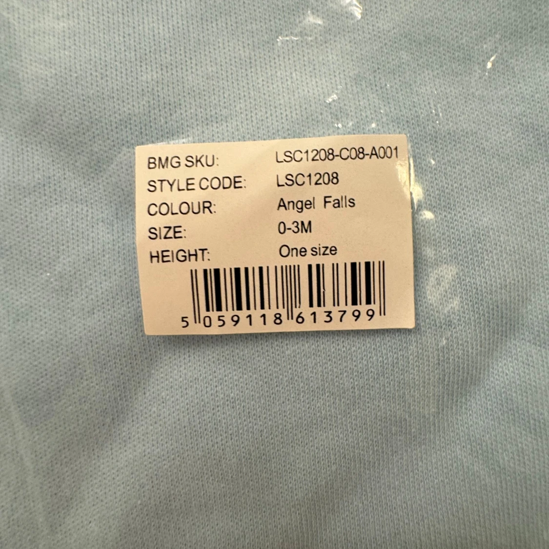 Ljusblå babyfilt från Lyle & Scott - 3